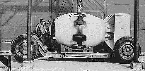 Fat Man, the atom bomb dropped on Nagasaki.