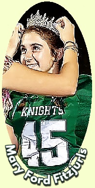 Photo of Georgia football kicking specialist, Mary Ford Fitzjurls of Frederica Academy being crowned homecoming queen at halftime on 9/19/2025. She had four oints-after-touchdown & did the kickoffs during the game