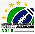 Logo for Campeonato Brasileiro Feminino Futebol Americano.