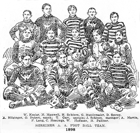 Herkimer Athletic Club Football team, 1898.