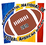 Logo for Campionatul National de Fotbal American Si Flag/2010, for the Flag Football league season for 2010.