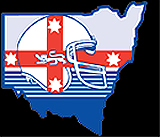 New South Wales Gridiron Football League (Gridiron NSW) logo.