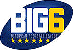 Big 6 European Football League logo