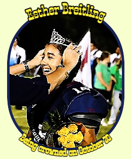 Photo of Florida football player Esther Breitling of Palm Harbor University High School being crowned homecoming queen on 10/20/2023.