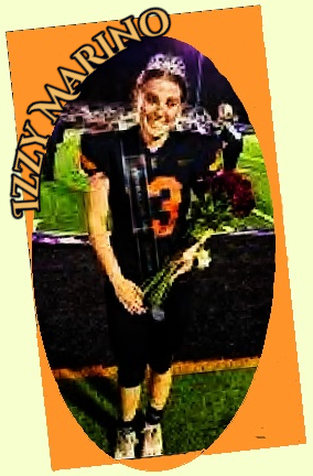 Photo of Izzy Marino, female placekicker, named Homecoming Queen 2023, for South Charleston High School, West Virginia.