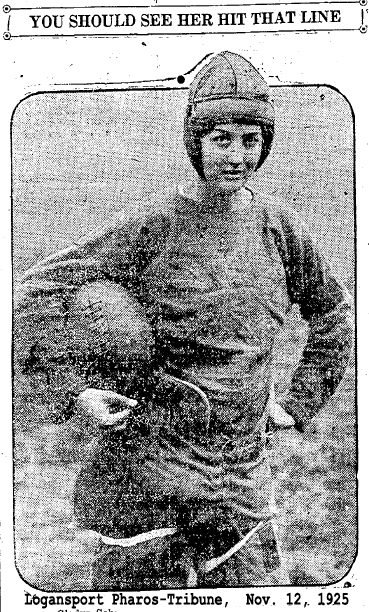 Gladys Scherer icture from Logansport Pharos-Tribune, November 12, 1925