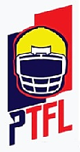 Philippine Tackle Football League  (P.T.F.L.) logo.